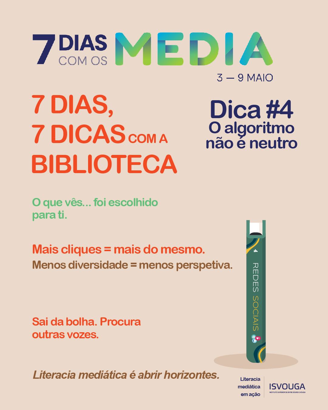 Dica 4 — O algoritmo não é neutro