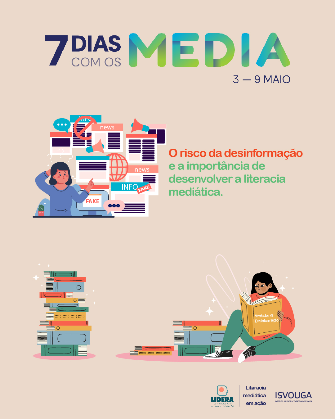 O risco da desinformação e a importância de desenvolver a literacia mediática
